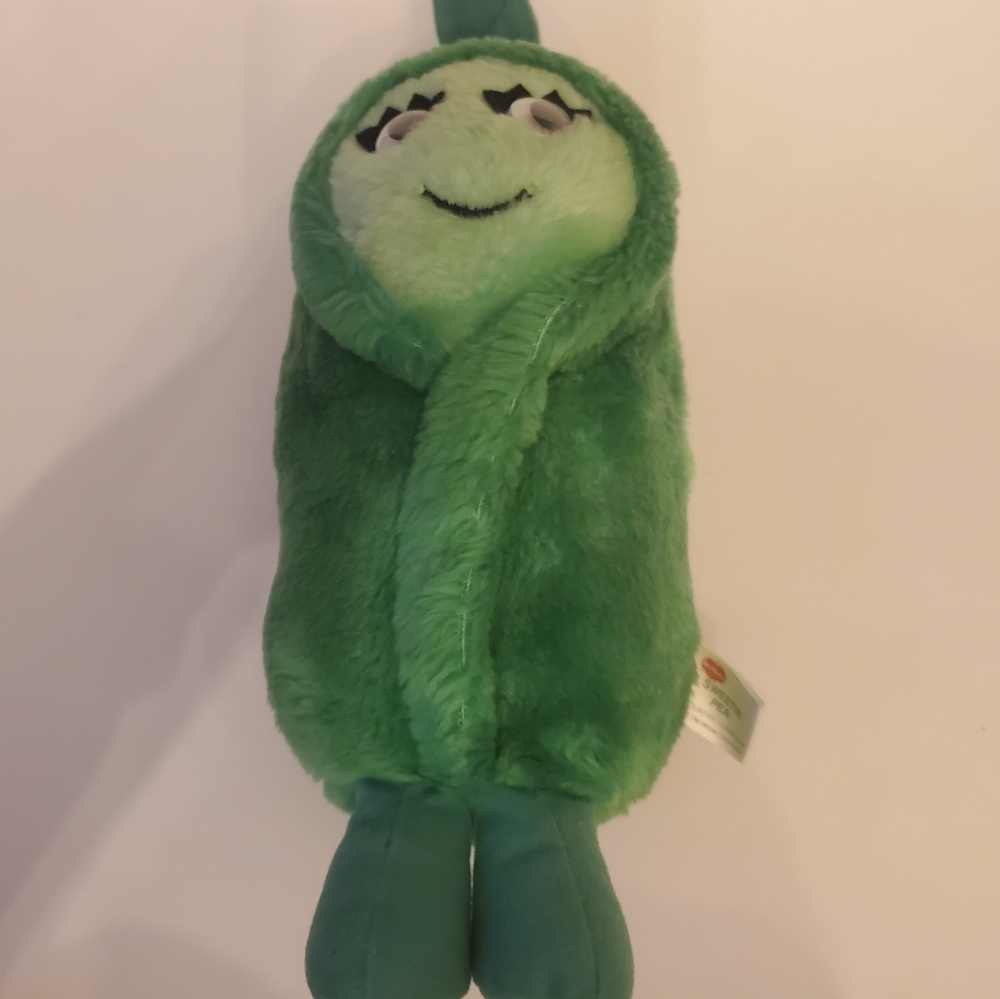 Vintage Del Monte Sweetie Pea Plush Stuffed Animal 1982 A Country Yumkin Veggie